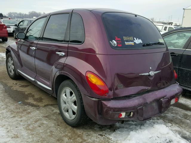 3C4FY58B93T621122 - 2003 CHRYSLER PT CRUISER PURPLE photo 3