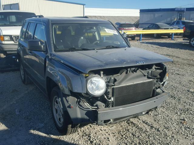 1C4NJPBA4CD673470 - 2012 JEEP PATRIOT SP GRAY photo 1