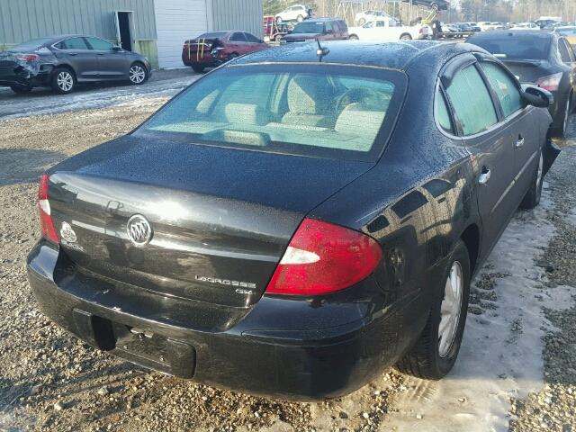 2G4WC582661188178 - 2006 BUICK LACROSSE C BLACK photo 4