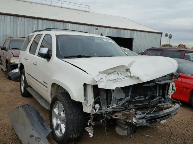 1GNSKCE07DR112798 - 2013 CHEVROLET TAHOE K150 WHITE photo 1