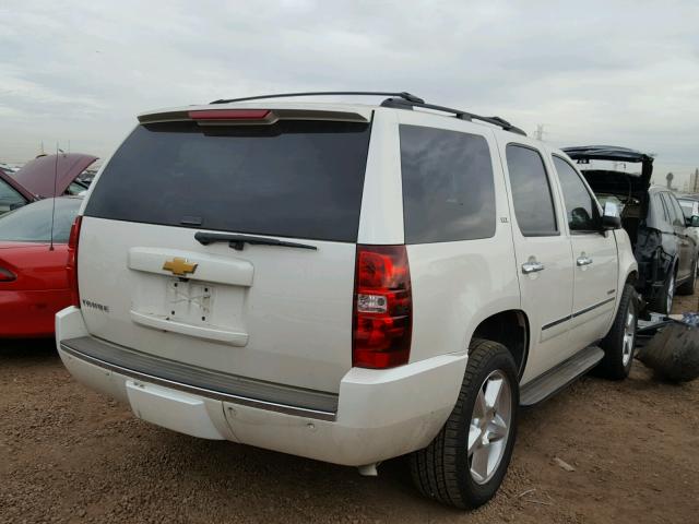 1GNSKCE07DR112798 - 2013 CHEVROLET TAHOE K150 WHITE photo 4