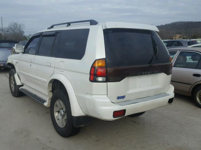 JA4LS41R03J000990 - 2003 MITSUBISHI MONTERO SP WHITE photo 3