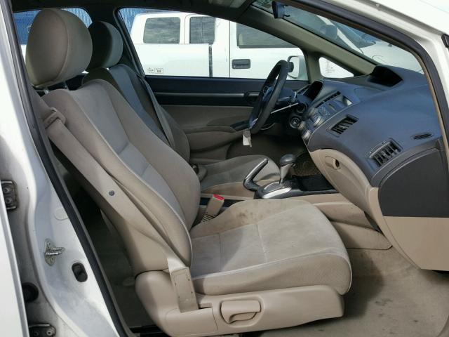 2HGFA16859H542697 - 2009 HONDA CIVIC EX 白色 照片 5