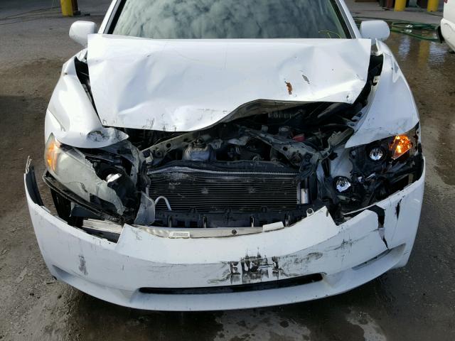 2HGFA16859H542697 - 2009 HONDA CIVIC EX WHITE photo 9