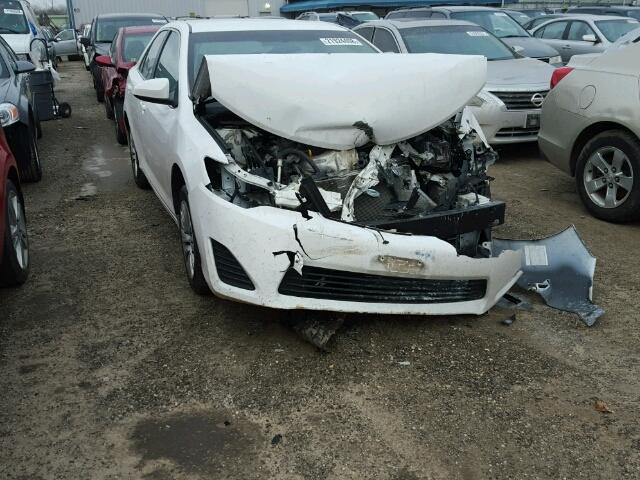 4T1BF1FK7CU546437 - 2012 TOYOTA CAMRY BASE WHITE photo 1