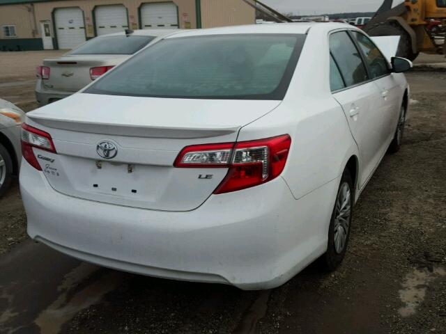 4T1BF1FK7CU546437 - 2012 TOYOTA CAMRY BASE WHITE photo 4