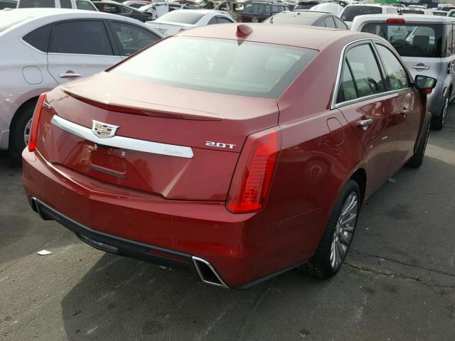 1G6AR5SX5H0169690 - 2017 CADILLAC CTS LUXURY RED photo 4