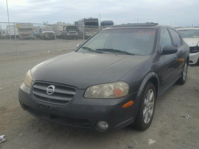 JN1DA31D62T452654 - 2002 NISSAN MAXIMA GLE GRAY photo 2