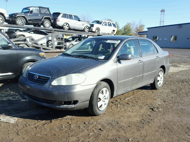 2T1BR30E27C811617 - 2007 TOYOTA COROLLA CE GRAY photo 2