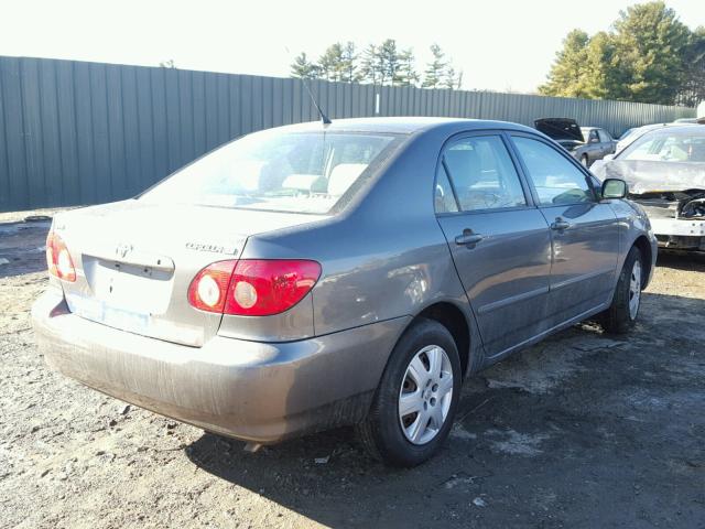 2T1BR30E27C811617 - 2007 TOYOTA COROLLA CE GRAY photo 4