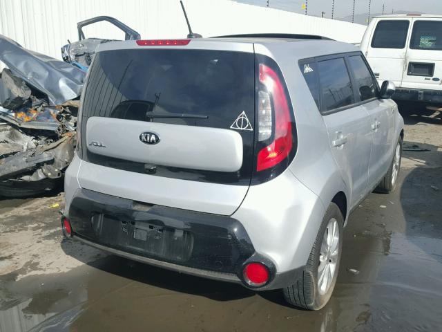 KNDJP3A5XG7874546 - 2016 KIA SOUL + SILVER photo 4