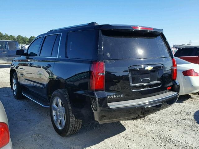 1GNSCCKCXFR606135 - 2015 CHEVROLET TAHOE C150 BLACK photo 3