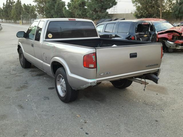 1GCCS19H638132966 - 2003 CHEVROLET S TRUCK S1 Сұр фото 3
