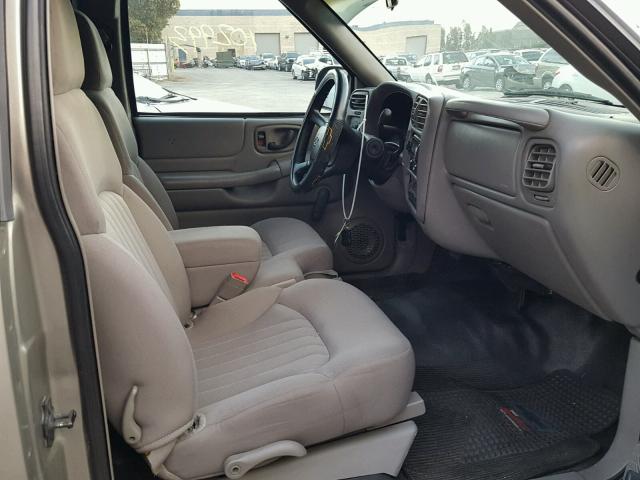 1GCCS19H638132966 - 2003 CHEVROLET S TRUCK S1 Сұр фото 5