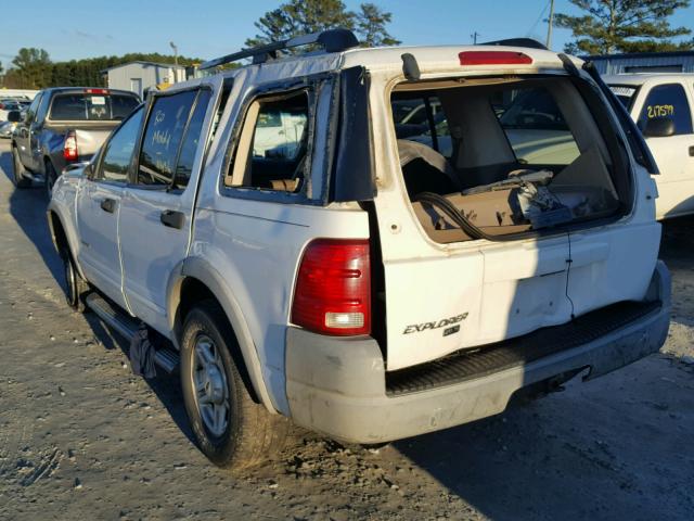 1FMZU72E22UA10453 - 2002 FORD EXPLORER X WHITE photo 3