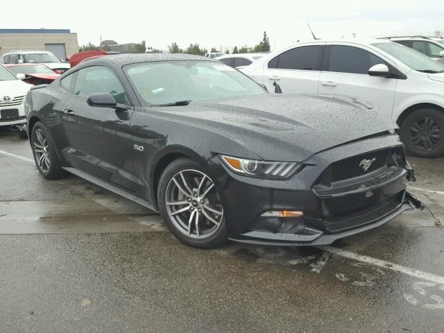 1FA6P8CF2H5203612 - 2017 FORD MUSTANG GT BLACK photo 1