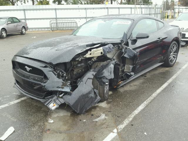 1FA6P8CF2H5203612 - 2017 FORD MUSTANG GT BLACK photo 2