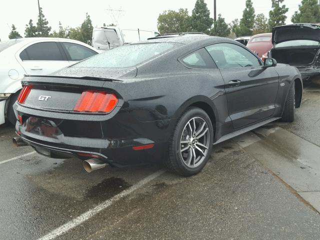 1FA6P8CF2H5203612 - 2017 FORD MUSTANG GT BLACK photo 4