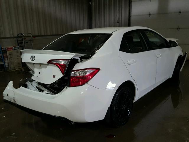 2T1BURHE1GC524498 - 2016 TOYOTA COROLLA L WHITE photo 4