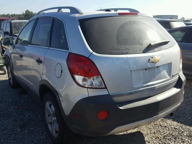 3GNAL2EK3CS579328 - 2012 CHEVROLET CAPTIVA SP SILVER photo 3