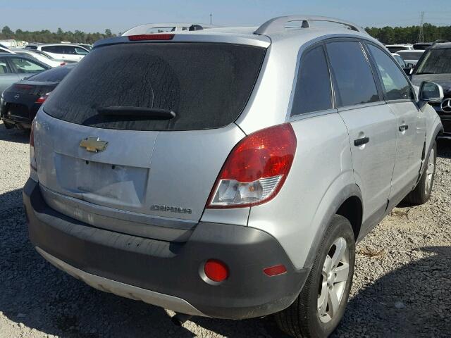 3GNAL2EK3CS579328 - 2012 CHEVROLET CAPTIVA SP SILVER photo 4