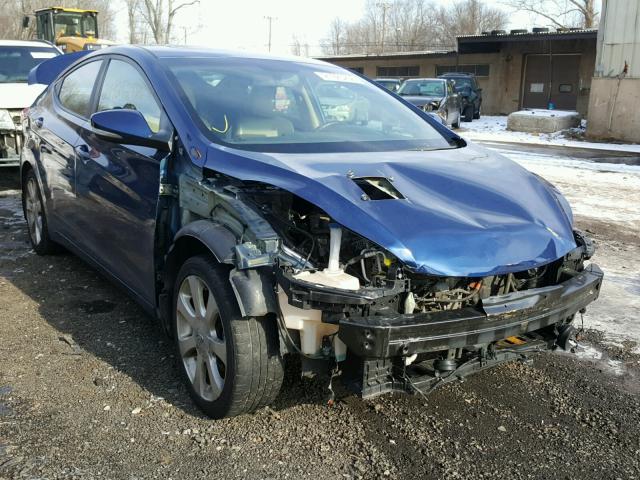 KMHDH4AE2DU587517 - 2013 HYUNDAI ELANTRA GL BLUE photo 1