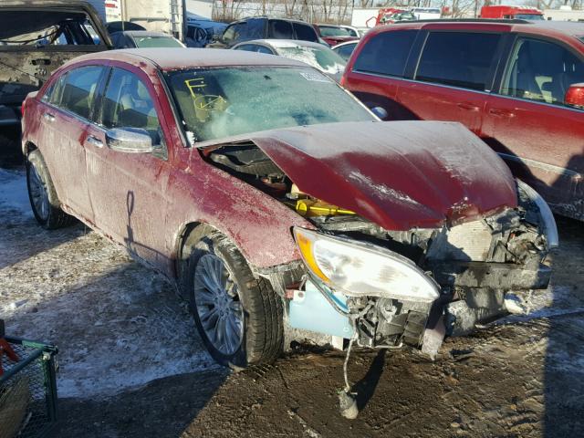 1C3BC2FG4BN571534 - 2011 CHRYSLER 200 LIMITE MAROON photo 1