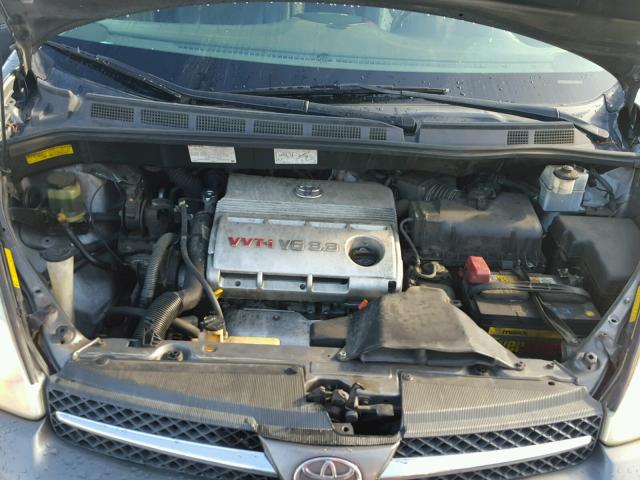 5TDZA22C74S146230 - 2004 TOYOTA SIENNA XLE GRAY photo 7