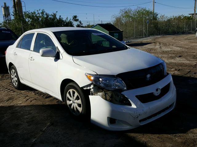 JTDBL40E89J007787 - 2009 TOYOTA COROLLA BA WHITE photo 1