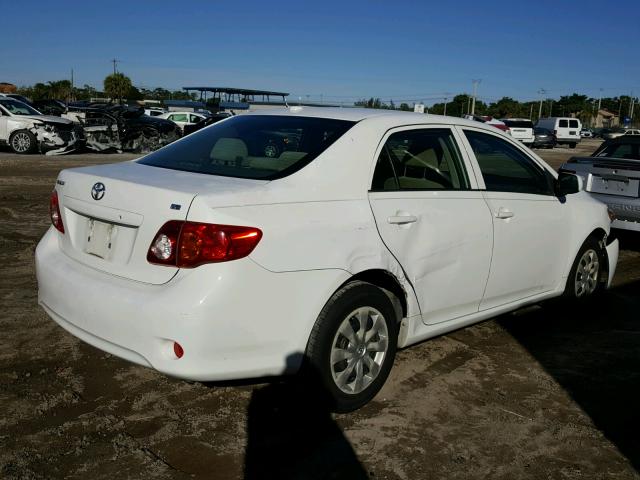 JTDBL40E89J007787 - 2009 TOYOTA COROLLA BA WHITE photo 4