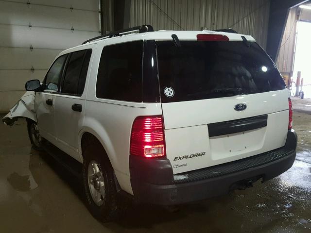 1FMZU72K93ZB47514 - 2003 FORD EXPLORER X WHITE photo 3