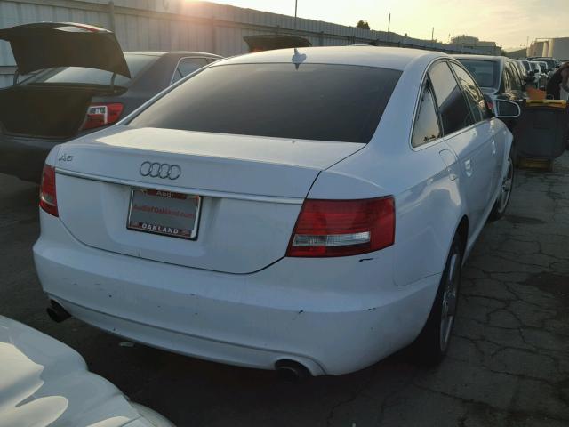 WAUAH74F98N141326 - 2008 AUDI A6 3.2 WHITE photo 4