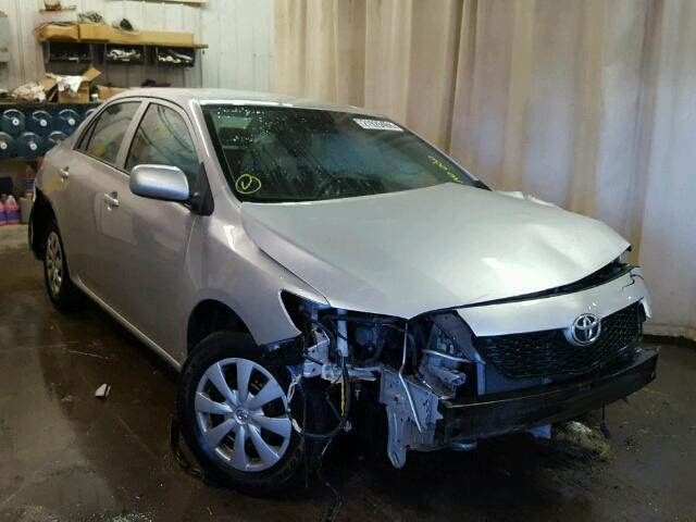 2T1BU4EE9AC350713 - 2010 TOYOTA COROLLA BA SILVER photo 1