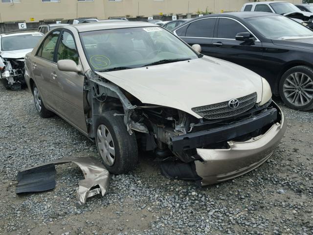 4T1BE32K82U602016 - 2002 TOYOTA CAMRY LE BEIGE photo 1