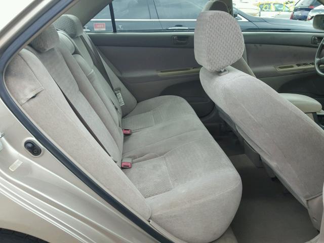 4T1BE32K82U602016 - 2002 TOYOTA CAMRY LE BEIGE photo 6