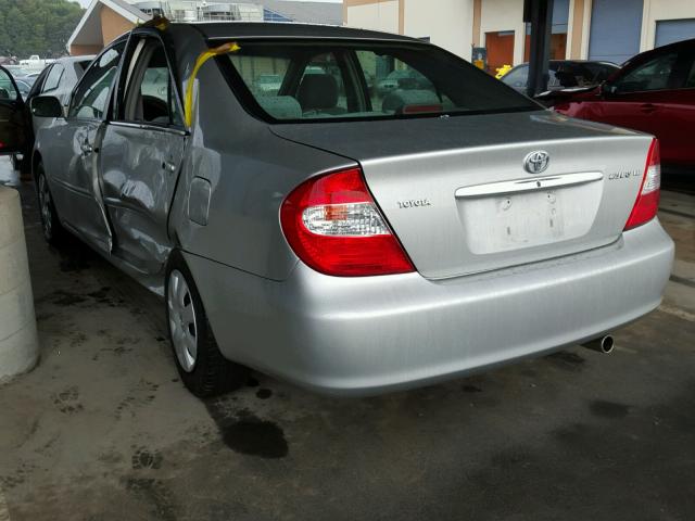 4T1BE32K34U380374 - 2004 TOYOTA CAMRY LE SILVER photo 3