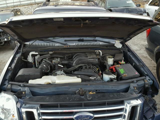 1FMEU51E18UA30786 - 2008 FORD EXPLORER S BLUE photo 7