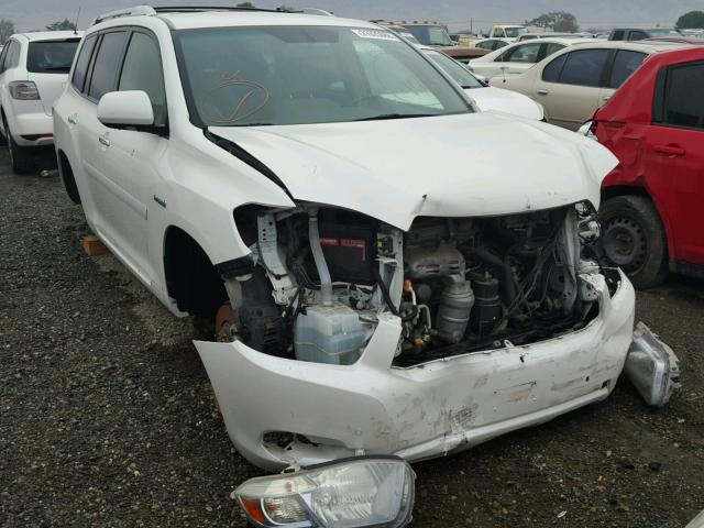 JTEBW3EH3A2039318 - 2010 TOYOTA HIGHLANDER WHITE photo 1