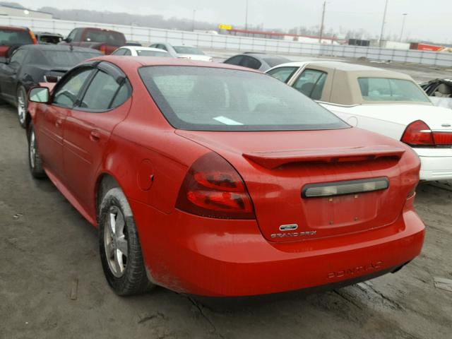 2G2WP552881107895 - 2008 PONTIAC GRAND PRIX RED photo 3