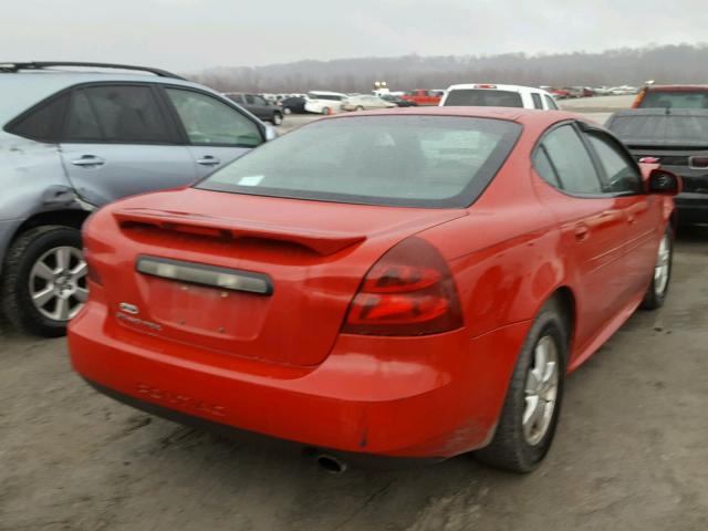 2G2WP552881107895 - 2008 PONTIAC GRAND PRIX RED photo 4