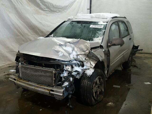 2CNDL13F786054876 - 2008 CHEVROLET EQUINOX LS SILVER photo 2