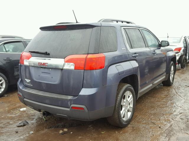 2GKALSEK8D6334568 - 2013 GMC TERRAIN SL BLUE photo 4