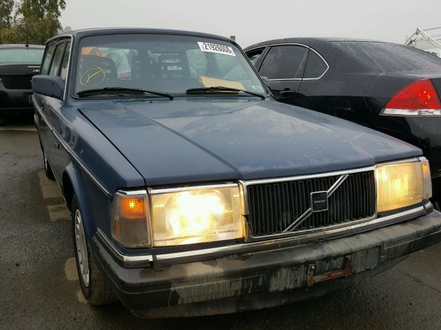 YV1AA8856M1898338 - 1991 VOLVO 240 BASE BLUE photo 1