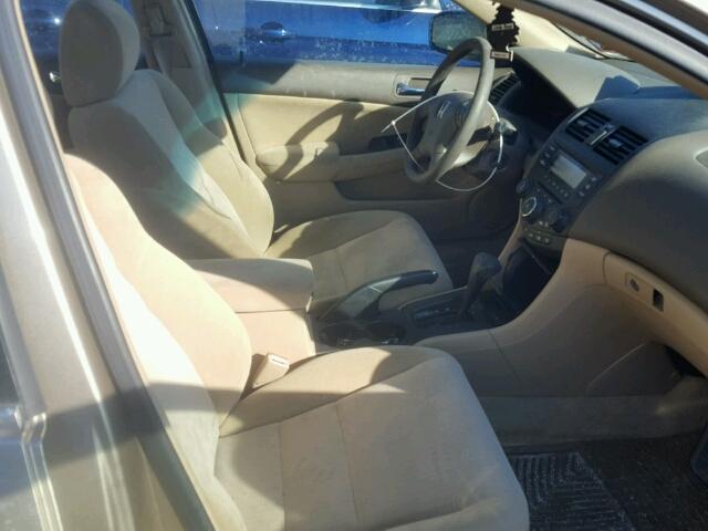 1HGCM56425A099867 - 2005 HONDA ACCORD LX GOLD photo 5