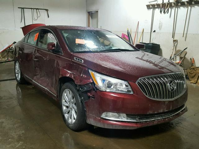 1G4GB5G39GF214025 - 2016 BUICK LACROSSE BURGUNDY photo 1