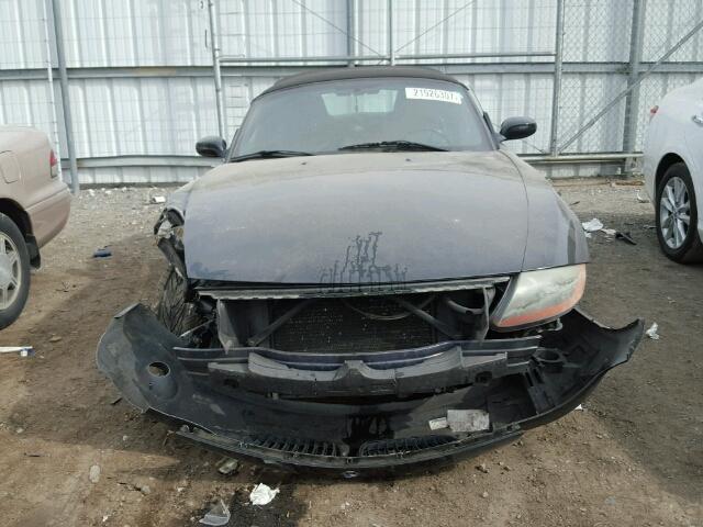 4USBT33443LS47261 - 2003 BMW Z4 2.5 BLACK photo 9