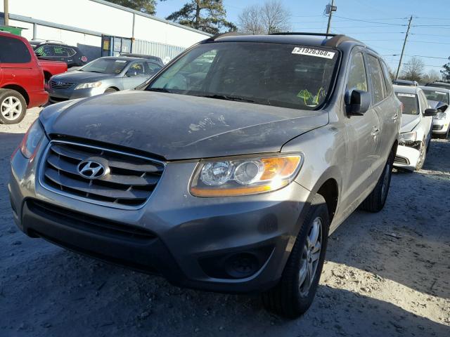 5XYZG3AB1BG029721 - 2011 HYUNDAI SANTA FE G GRAY photo 2