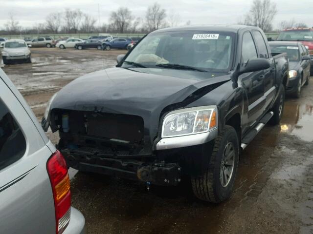 1Z7HC28K48S609950 - 2008 MITSUBISHI RAIDER LS BLACK photo 2