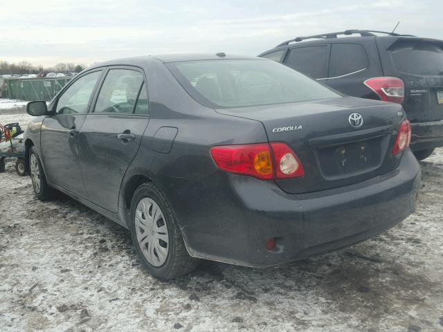 1NXBU40E49Z162151 - 2009 TOYOTA COROLLA BA GRAY photo 3