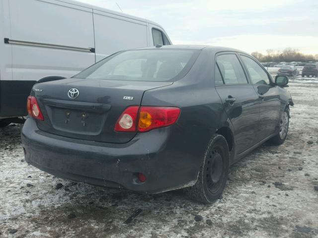 1NXBU40E49Z162151 - 2009 TOYOTA COROLLA BA GRAY photo 4